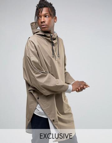 Rains Waterproof Poncho - Beige