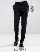 Heart & Dagger Skinny Suit Pant - Black