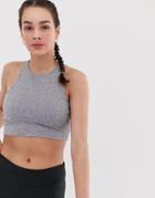 Adidas Climalite Crop Top - Gray