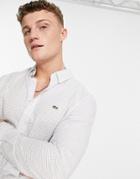 Lacoste Long Sleeve Shirt-white