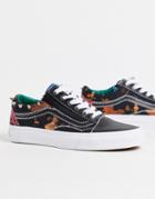 Vans Old Skool Tapered Tartan Daze Sneakers In Black/red-multi