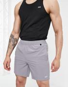 Asos 4505 Icon Training Shorts With Quick Dry In Grey