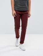 Selected Homme Skinny Chino - Red