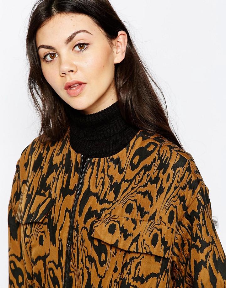 Monki Knitted Neck Warmer - Black