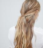 Orelia Gold Crescent Hair Clip - Gold