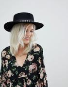 Her Curious Nature Metal Trim Fedora - Black