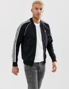 Adidas Originals Superstar Track Jacket In Black