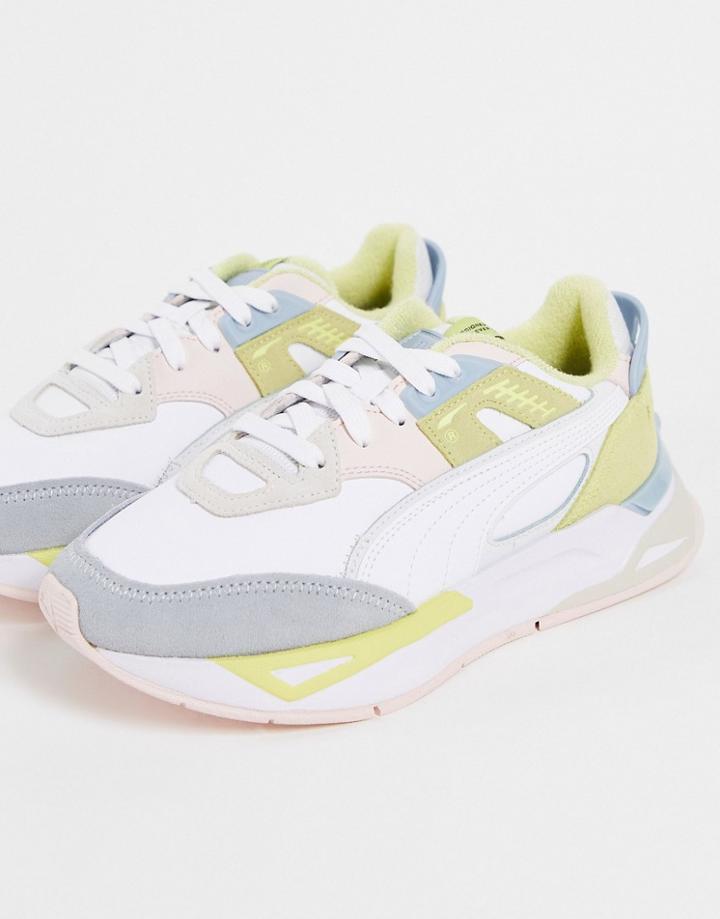 Puma Mirage Sport Sneakers In White And Pastel