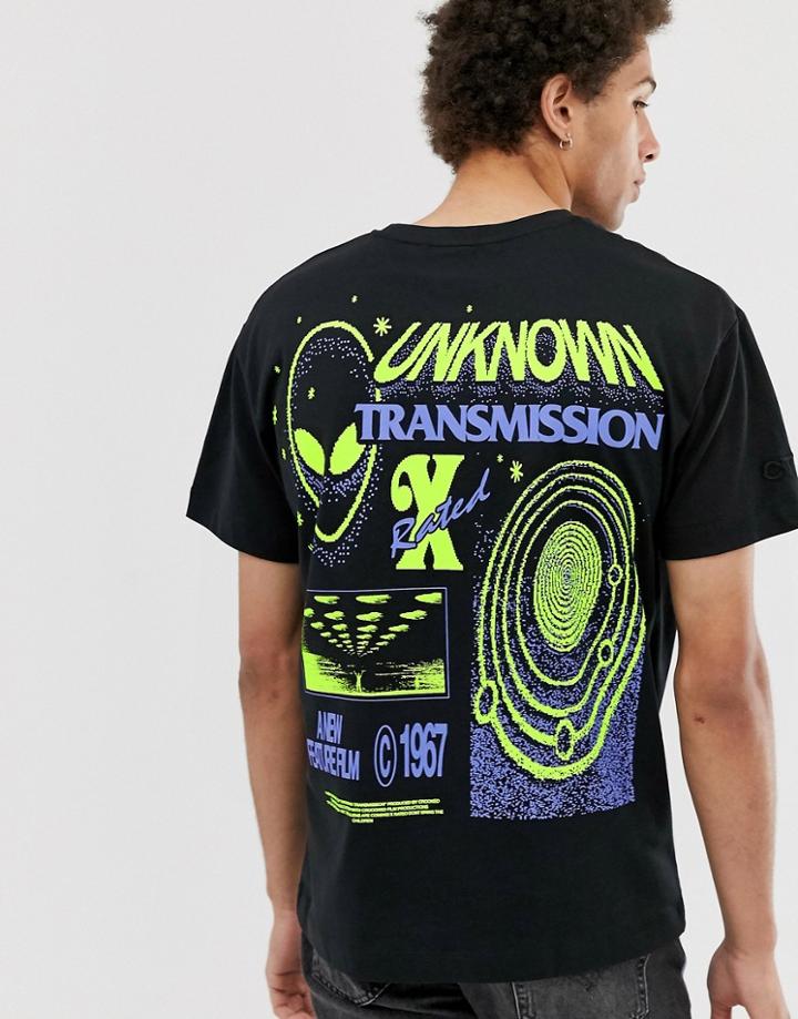Crooked Tongues T-shirt With Front And Back Print-black