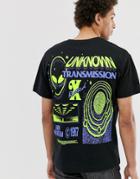 Crooked Tongues T-shirt With Front And Back Print-black