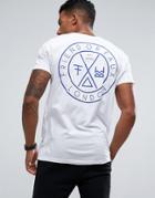 Friend Or Faux Tremer Back Print T-shirt - White