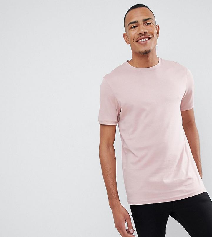 Ted Baker Tall T-shirt With Contrast - Pink