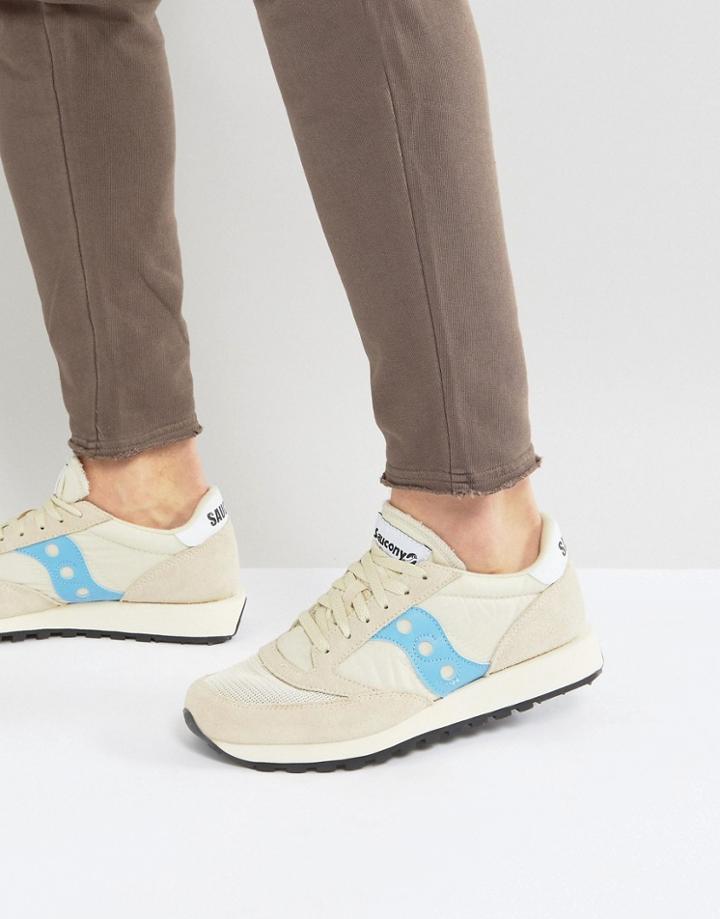 Saucony Jazz Original Vintage Sneakers In Beige S70321-11 - Beige