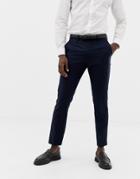 French Connection Plain Suit Pants-blue