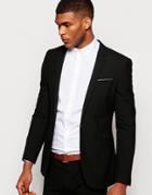 Asos Super Skinny Suit Jacket In Black - Black