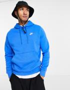 Nike Club Hoodie In Signal Blue-neutral
