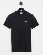 Calvin Klein Organic Cotton Blend T-shirt With Logo In Black