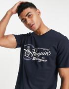 Original Penguin Printed T-shirt-blue