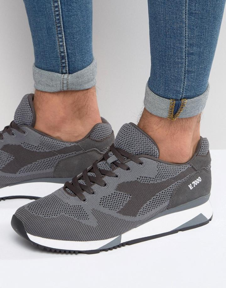 Diadora V7000 Weave Sneakers - Gray