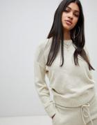 Ax Paris Soft Touch Sweatshirt - Cream
