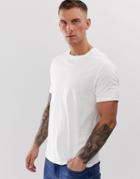 Asos Design Organic T-shirt With Square Neck In White
