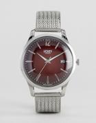 Henry London Chancery Mesh Watch In Silver - Silver