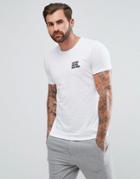 Hugo By Hugo Boss Dords Slim Fit Been There Done That Print T-shirt In White - White