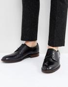 Steve Madden Bozlee Leather Shoes In Black - Black