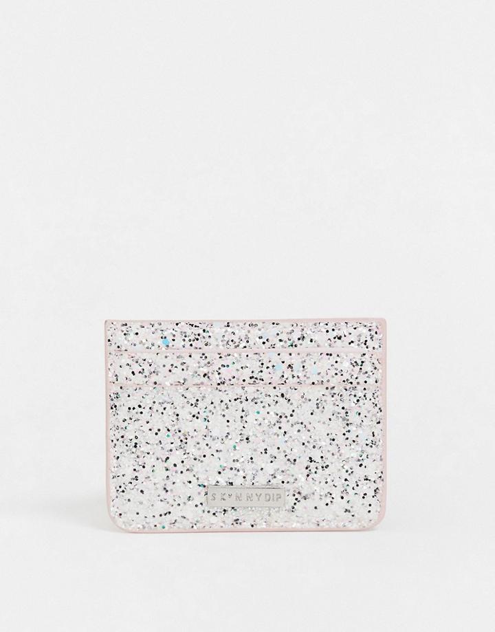 Skinnydip Arctic Glitter Card Holder-multi