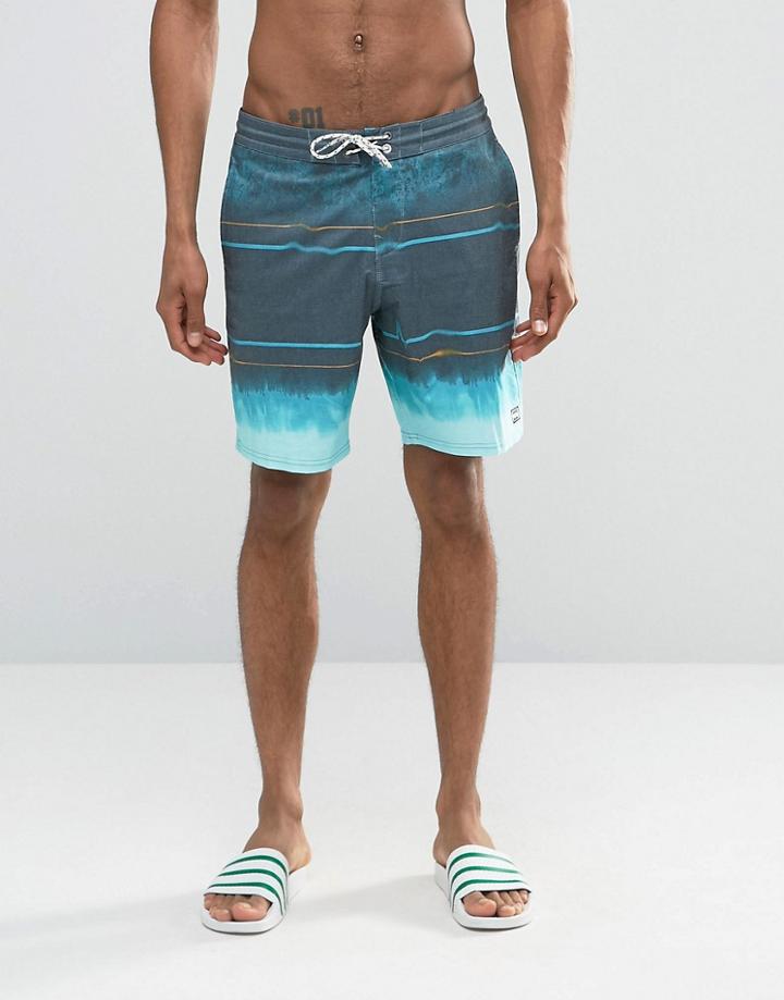 Billabong Spinner Marble Low Tides Swim Shorts - Gray