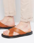 Dr Martens Platt Sandals In Tan - Tan