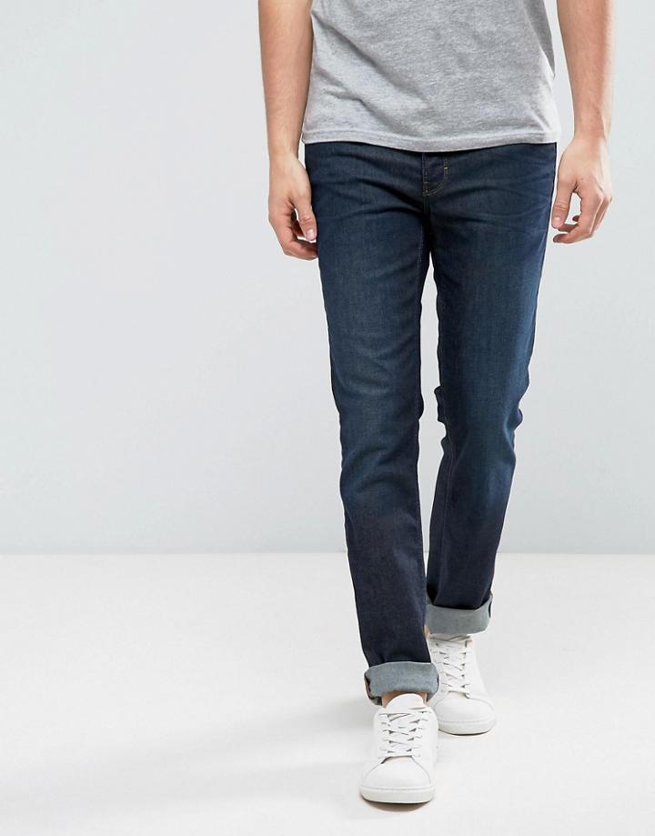 Boss Orange By Hugo Boss Slim Fit Denim Jean In Navy - Navy