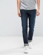 Boss Orange By Hugo Boss Slim Fit Denim Jean In Navy - Navy