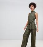 River Island Wide Leg Pants In Gold - Gold