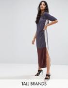 Y.a.s Tall Camis Color Block Longline Midi Dress - Multi