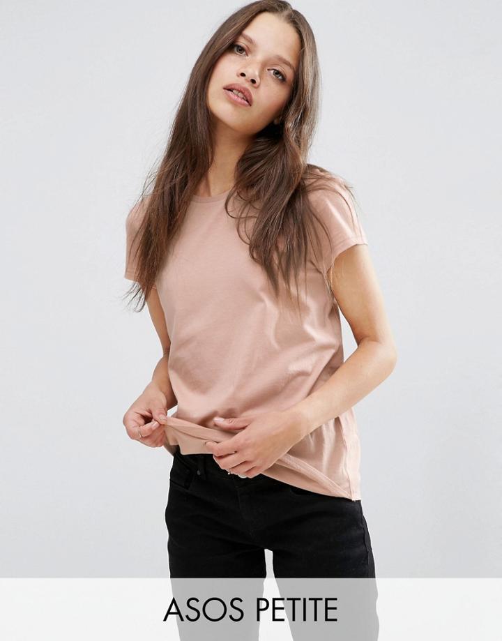 Asos Petite The Ultimate Crew Neck T-shirt - Beige