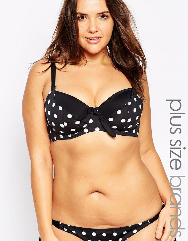Marie Meili Curves Cayman Spot Wired Bikini Top