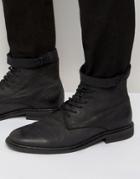 Allsaints Leather Boot - Black
