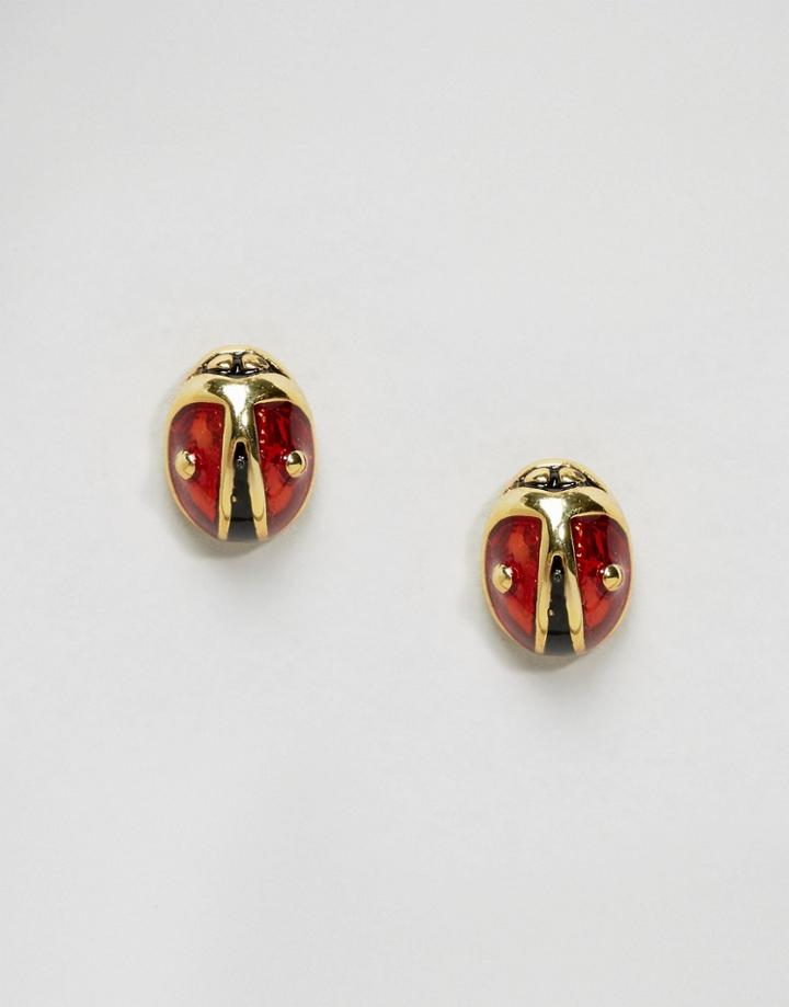 Bill Skinner Mini Lady Bird Stud Earrings - Gold