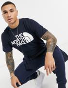 The North Face Half Dome T-shirt In Navy