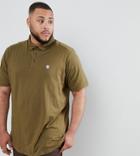 Le Breve Plus Curved Hem Polo With Back Panelling - Green