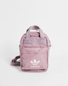 Adidas Originals Micro Mini Backpack In Mauve-pink