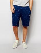 Adidas Original Shorts In Trefoil Polka Dot Ao0552 - Blue