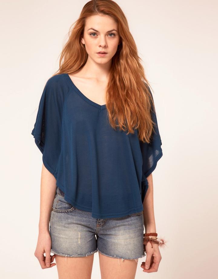 Urban Behaviour Circle Top - Blue