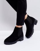 Truffle Collection Chunky Sole Chelsea Boot - Black