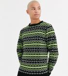 Another Influence Fairisle Sweater-multi