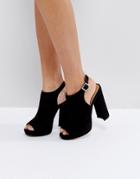 Asos Hail Shoe Boot Platforms - Black