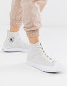 Converse Cream Chuck Taylor Hi All Star Renew Recycled Sneakers