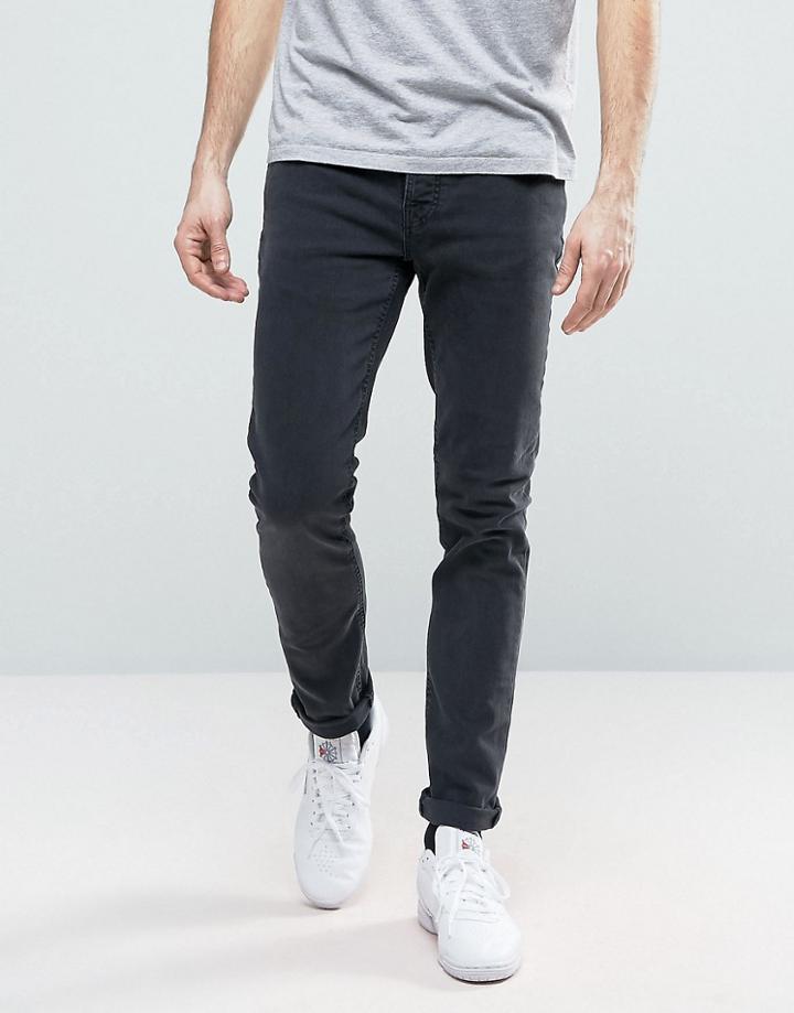 Nudie Grimtim Slim Jeans Misty Ridge - Navy