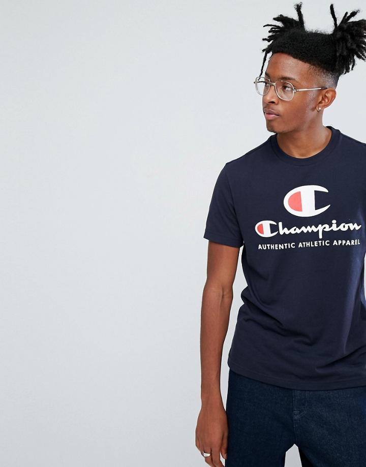 Champion Logo T-shirt - Navy